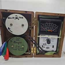 Gunsons Testune Silicon-Chip Multimeter Enclosed Custom Wooden Protective Case