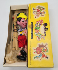 Vintage Pelham Puppets Pinocchio Marionet with Original Box and Instructions