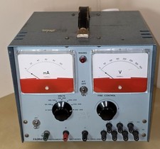 FARNELL E 350 VALVE TUBE STABILISED POWER SUPPLY 0 - 350V GOOD CONDITION WORKING