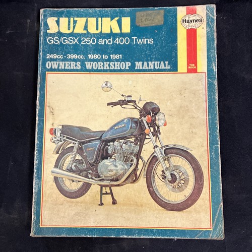 Haynes manual suzuki - manual, gs/gsx