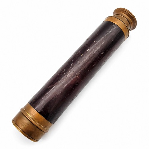 Victorian telescope wooden - victorian,