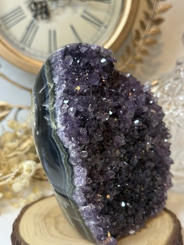 Natural sparkly amethyst - sparkly,