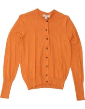 MARKS & SPENCER Womens Cardigan Sweater UK 12 Medium  Orange CG09