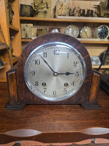 Antique garrard mantle clock - antique,