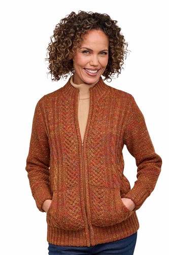 Ladies cardigan borg fleece - ladies,