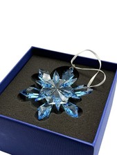 Swarovski Frozen Snowflake Christmas Tree Ornament Blue *Read Description*