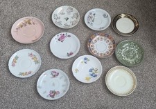 Job Lot Mix Match Pretty China Saucers Wedding Party Cream Tea Upcycle