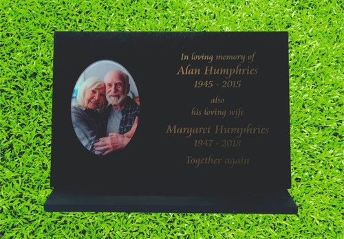 Granite memorial plaque - granite,