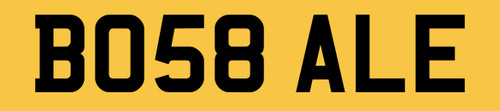Bale ale number - plate, sale