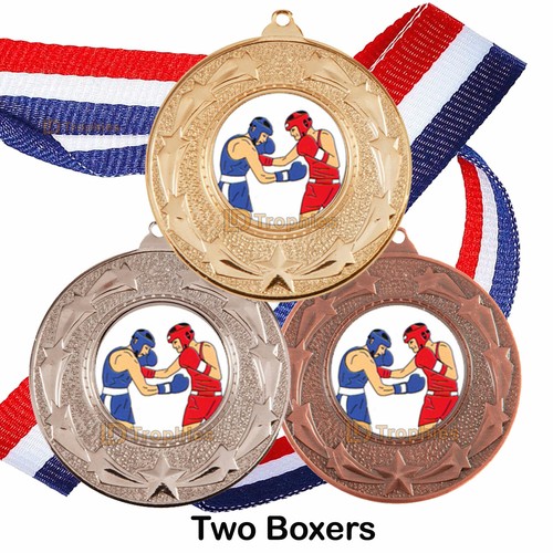 Boxing medals ribbons - boxing,