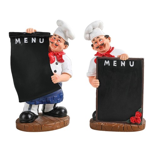 Chef statue sculpture resin - chef,