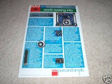 NAD 317 Integrated Amplifier Ad from 1997, inside view