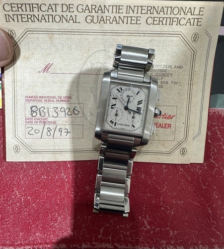Cartier tank française 2303 - française,