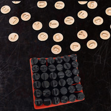 36 PCS Letter Number Stamping
