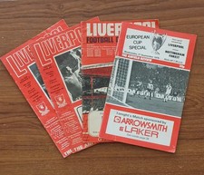 Liverpool programmes bundle - fc,
