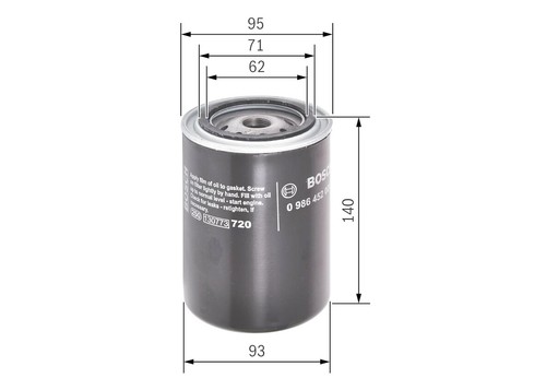 Bosch oil filter for - oil, ferrari