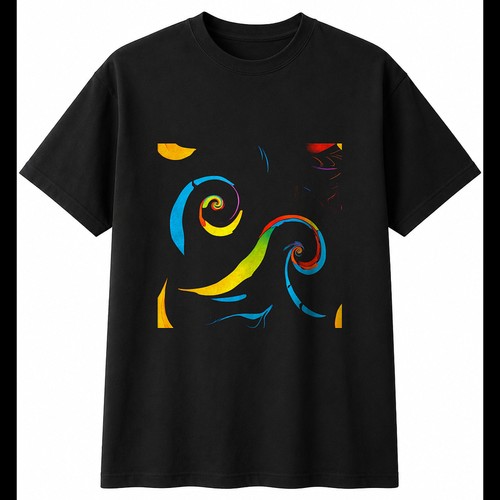 Neon nautilus torn paper - nautilus, mens