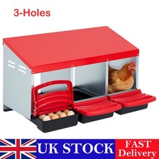 3-Hole Chicken Nesting Box