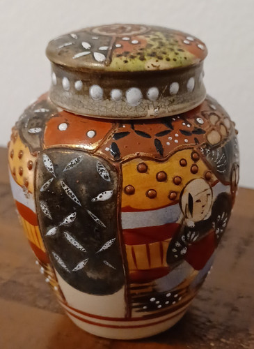 Vintage japanese hand painted - hand,