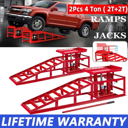 Pair car ramps extra - 2t,