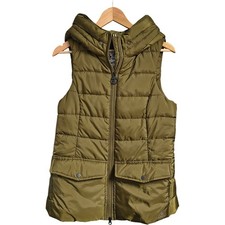 Barbour Bayside Gilet Olive Fibre Down UK 12 Size Women's Vest