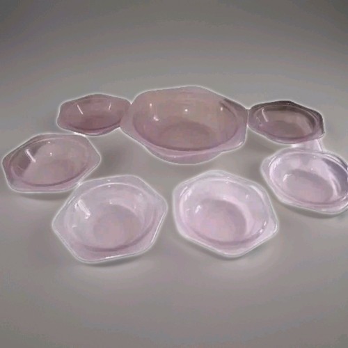 Phoenix glassware vintage pink - phoenix,
