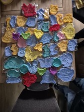 Joblot Of 170 Disney Cake Moulds Cutters Toppers  Pieces  child party baking