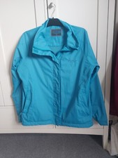 mountain life jacket Size 18 Turquoise Blue Lightweight  No Hood Pit2Pit 23
