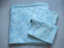 Laura Ashley Blue Damask Double Duvet Cover and 2 Pillowcases