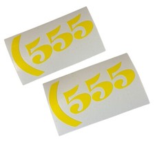 Subaru 555 STICKERS X2 100mm