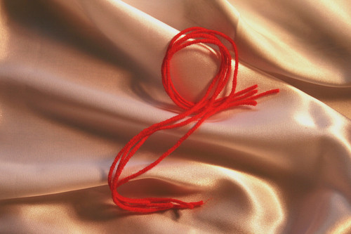 Red string protection lucky - string,