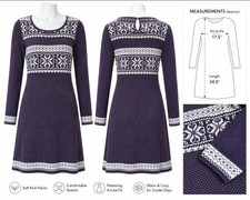 : Fat Face Purple Fair Isle