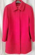 BHS Red Wool Cashmere Coat UK