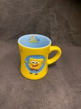 Universal Studios SpongeBob SquarePants 3D Yellow Coffee Mug 2006 Nickelodeon