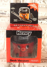 Paladone Mini Henry Hoover Novelty Desk Vacuum for Light Dust Red