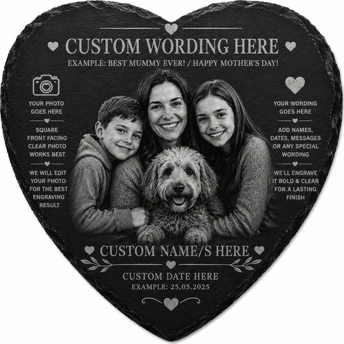 Personlised heart photo - personlised,