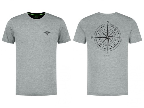 Korda compass tee heather - heather, grey