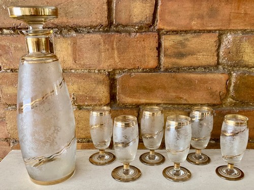 Vintage 1950s sherry decanter - vintage,
