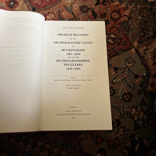 Buckinghamshire probate - buckinghamshire,