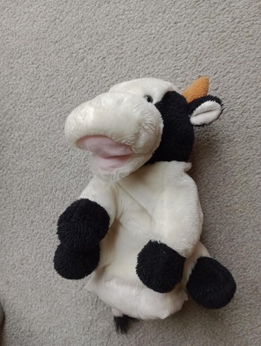 Glove puppet cow - cuddly, soft