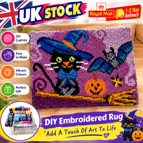 Diy latch hook rug kit - latch,
