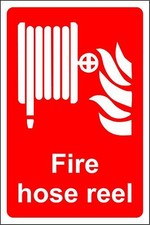 Fire hose reel Safety sign 