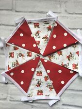 CATH KIDSTON HANDMADE BUNTING 2.1m VINTAGE COWBOY AND RED SPOT