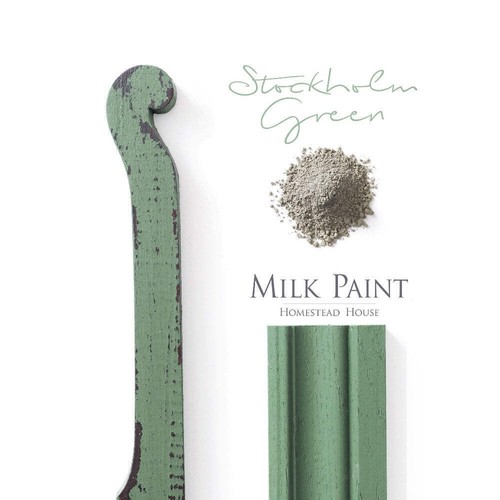 Stockholm green milk paint - milk,