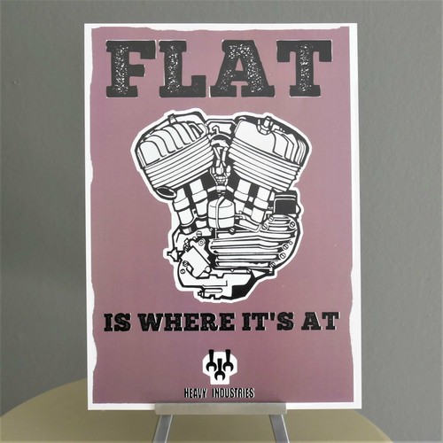 Poster flat where it - -, is