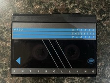 1980’s Vintage Boots Blue Personal Cassette Tape Player Walkman PS22 Working