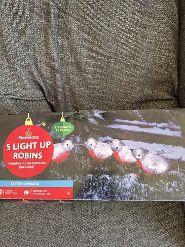 Boxed vintage morrisons light - boxed,