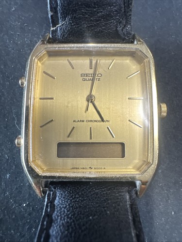 Seiko alarm time chronograph