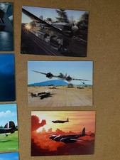 3 WW2 RAF aircraft art