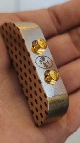 Custom engraved solid brass